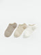 Women's Plain Booties Socks 3-Pack